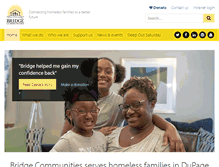 Tablet Screenshot of bridgecommunities.org